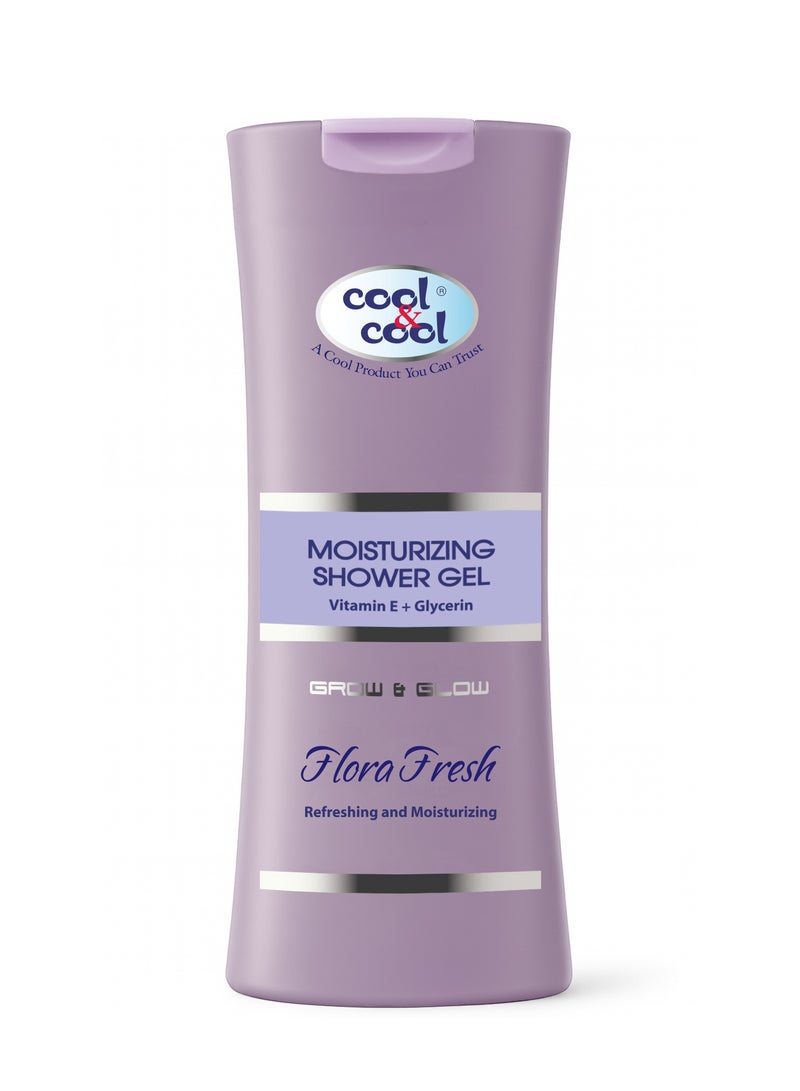 Cool & Cool Moisturizing Shower Gel Flora Fresh 400ml - Image 1