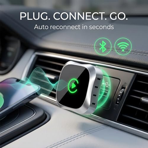 Offbeat 2-in-1 Wireless Apple CarPlay & Android Auto Adapter | BT 5.2 Connection No Delay Stable Connection| Converts Wired Android Auto/CarPlay to Wireless in Company Fitted System Post 2018 Cars - Image 4