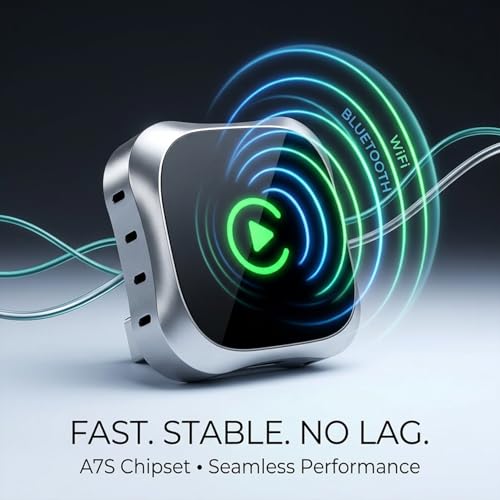 Offbeat 2-in-1 Wireless Apple CarPlay & Android Auto Adapter | BT 5.2 Connection No Delay Stable Connection| Converts Wired Android Auto/CarPlay to Wireless in Company Fitted System Post 2018 Cars - Image 5