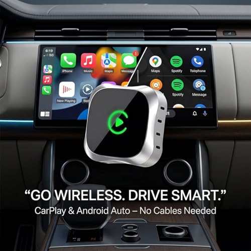 Offbeat 2-in-1 Wireless Apple CarPlay & Android Auto Adapter | BT 5.2 Connection No Delay Stable Connection| Converts Wired Android Auto/CarPlay to Wireless in Company Fitted System Post 2018 Cars - Image 2