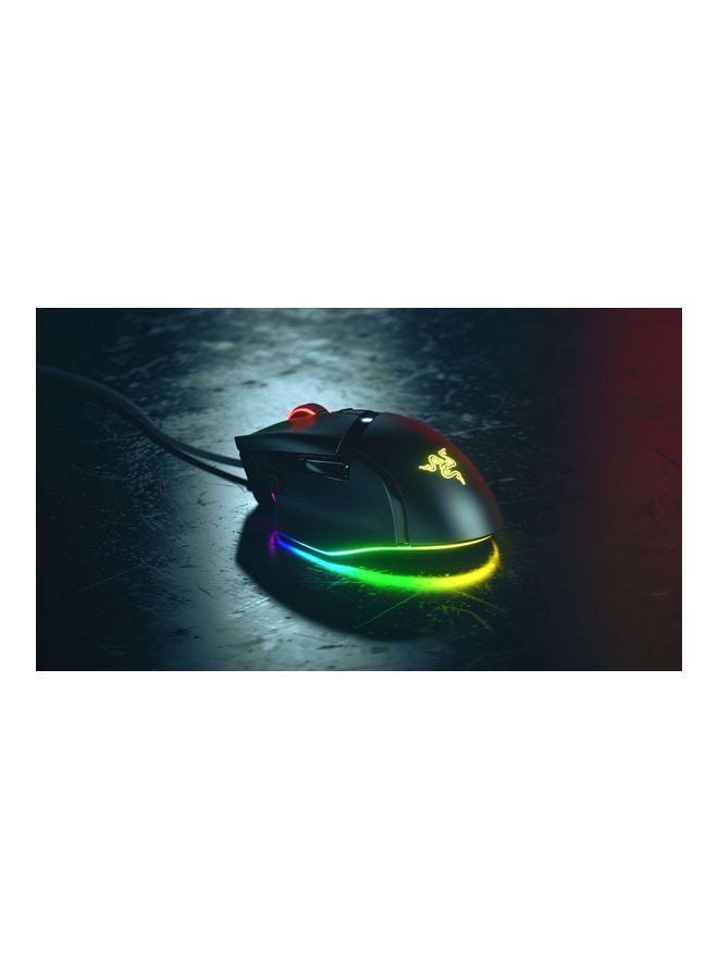 ريزر ماوس ألعاب Razer Basilisk V3 مريح قابل للتخصيص: أسرع مفتاح ماوس - إضاءة Chroma RGB، مستشعر بصري 26K DPI، 11 زر قابل للبرمجة، عجلة إمالة HyperScroll، أسود كلاسيكي - Image 2