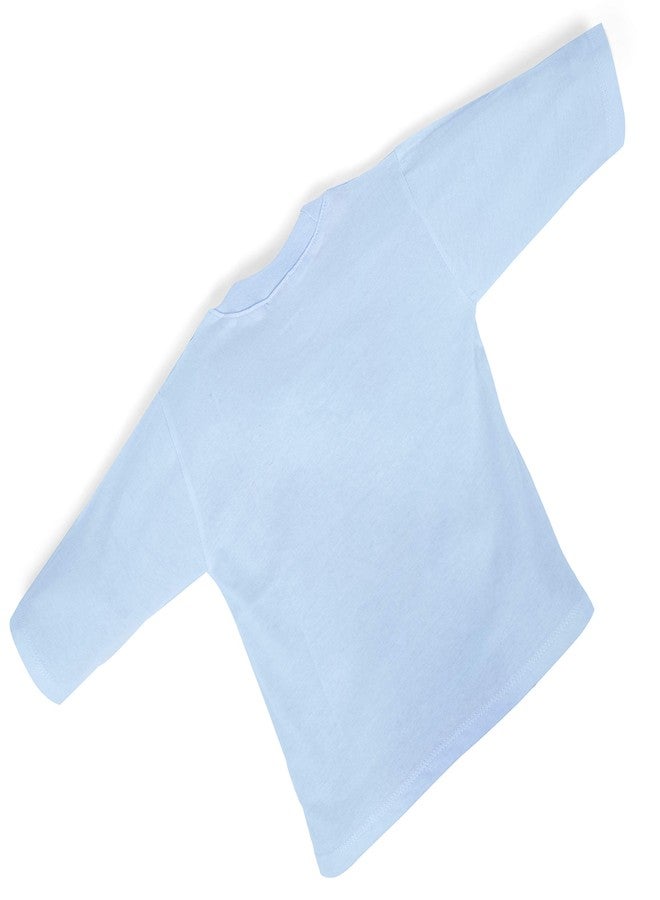 Pokory Tshirt for Kids Full Sleeve Printed Hosiery Cotton Blue T-Shirt & Tops for Baby Boys Unisex T-Shirt & Tops Infant Clothing for 18 to 24 Month Pack of 1 Size 5 - Image 2