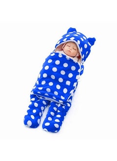 Fleece Polka Single Sleeping Bag For Babies (Royal Blue). - pzsku/Z59A0E6DF82365F214849Z/45/_/1692783503/867b058f-da2b-4dd4-971e-ee6942695ddd