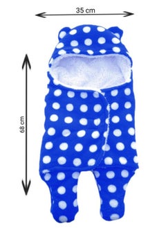 Fleece Polka Single Sleeping Bag For Babies (Royal Blue). - pzsku/Z59A0E6DF82365F214849Z/45/_/1692783509/5825fe52-db0c-41c8-81fa-c1d2b8763f40