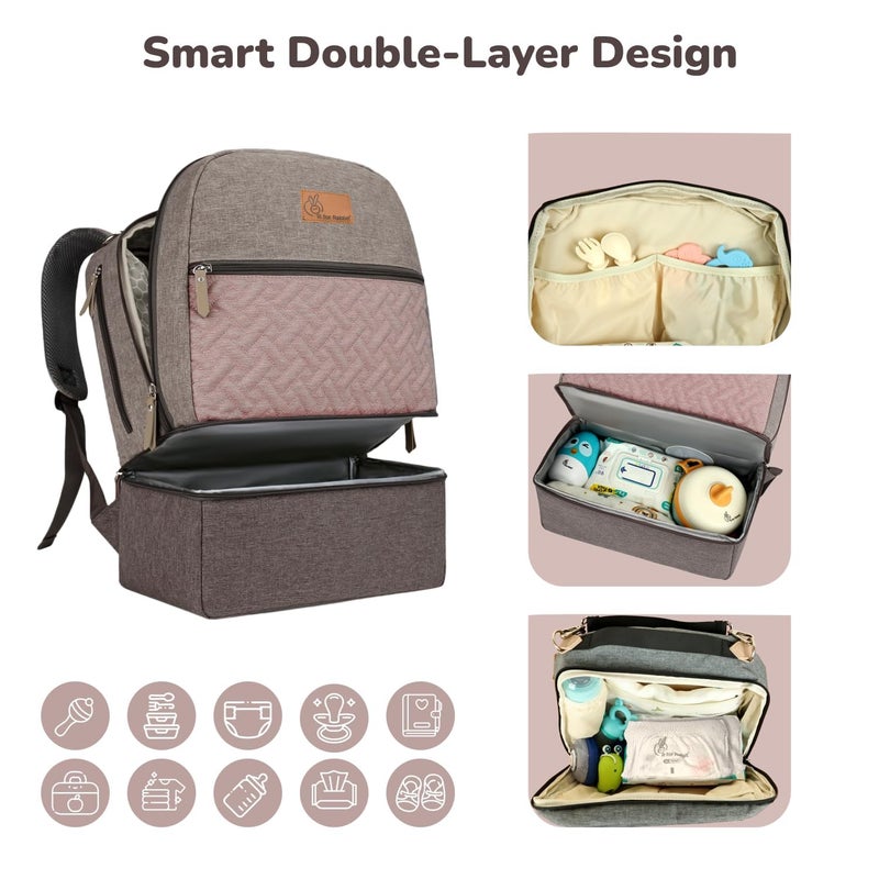 R for Rabbit Caramello Truffle Diaper Bag - Image 2