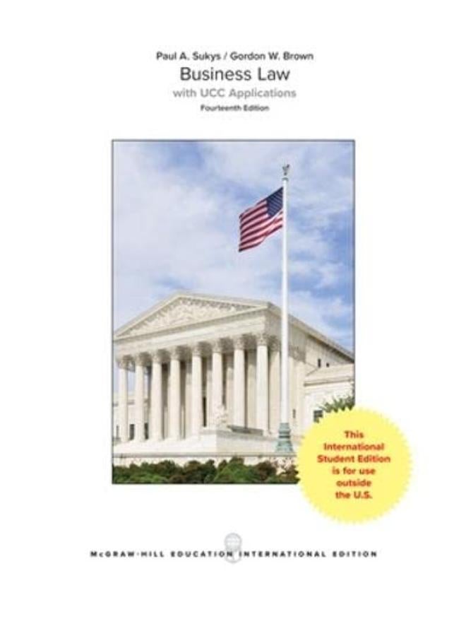 Business Law with UCC Applications 
