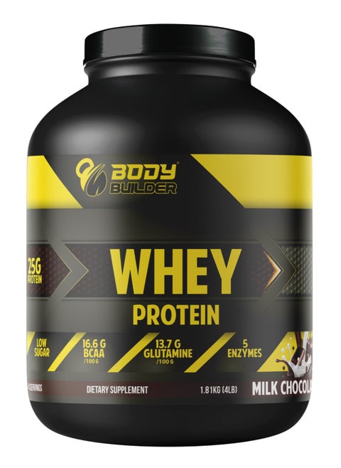 Body Builder Whey Protein, Milk Chocolate, 4 LB