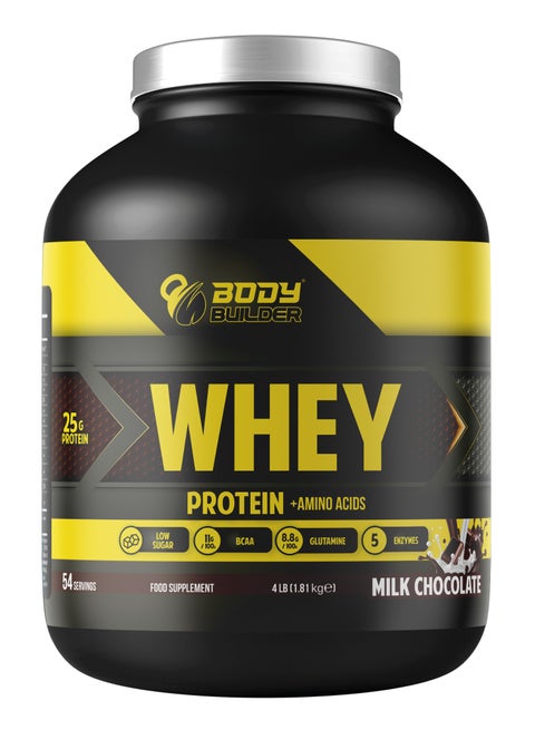 Body Builder Whey Protein, Milk Chocolate, 4 LB