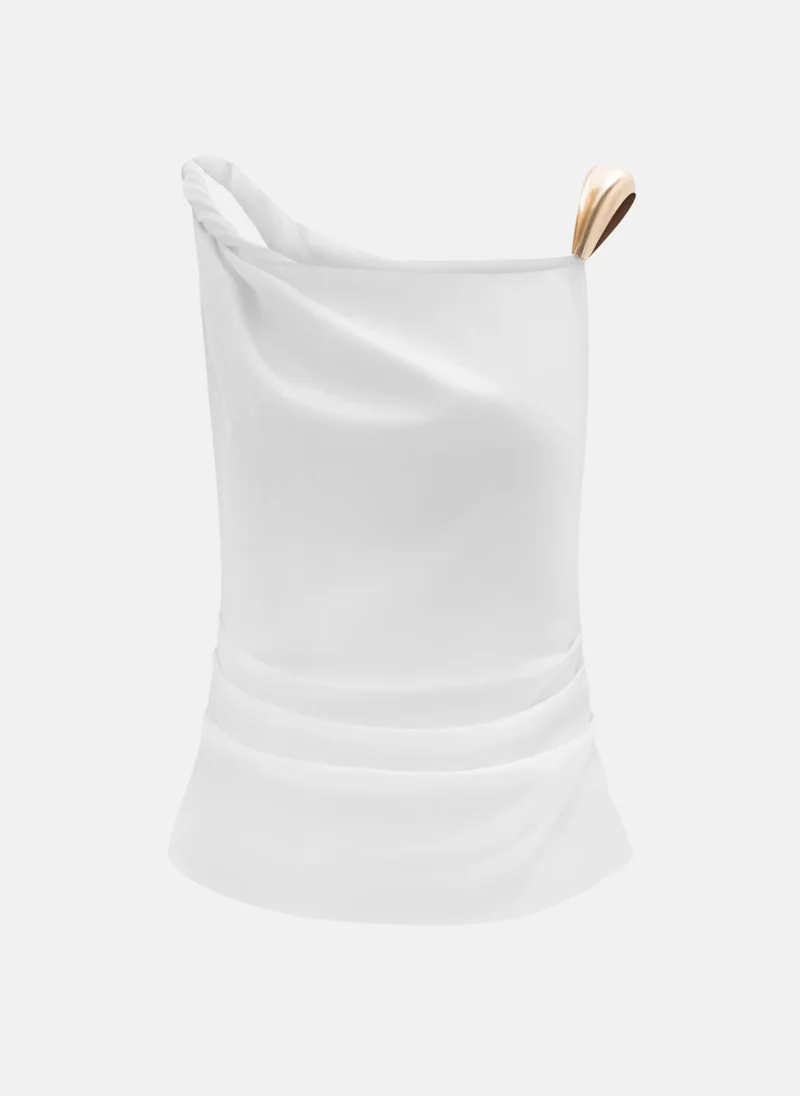 Lichi Top with metal halter