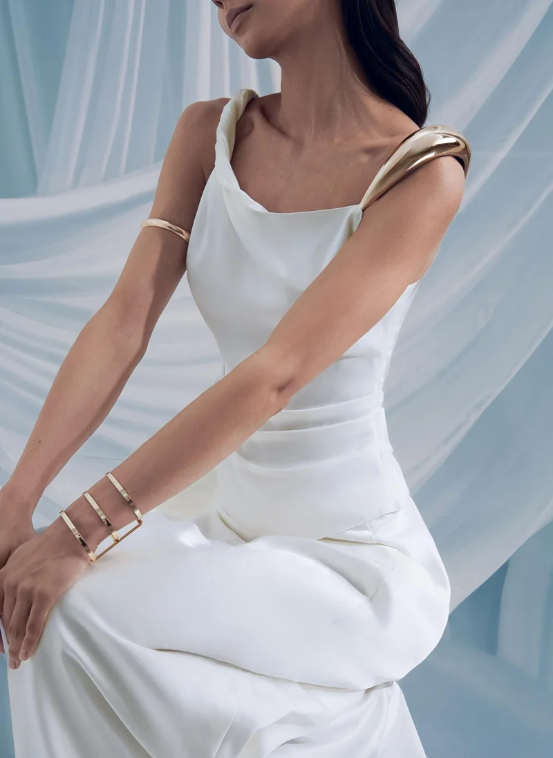 Lichi Top with metal halter