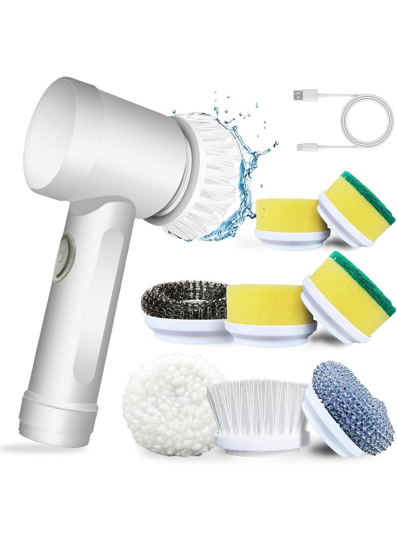 ماجيك براش فرشاة التنظيف الكهربائية السحرية 5 في 1 | منظف الحمام والمطبخ اللاسلكي - Image 1