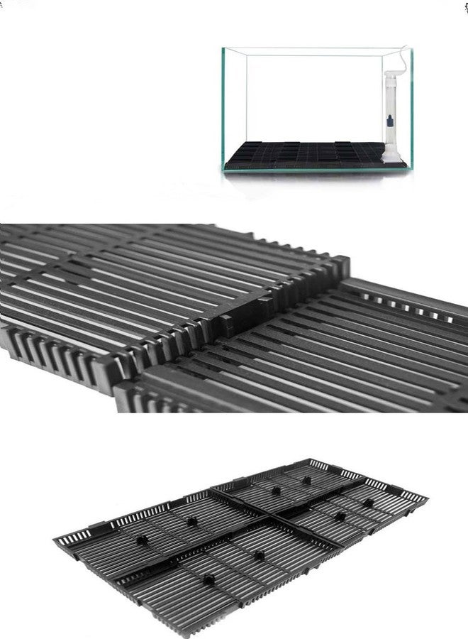 أكس أم أتش أف لوحة ترشيح بلاستيكية لقاع حوض السمك XMHF، تحت الحصى، 12 قطعة - Image 3