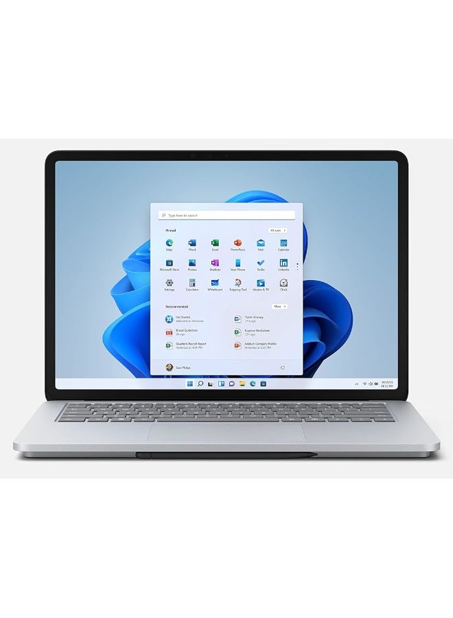 مايكروسوفت لابتوب سيرفيس ستوديو 2 بشاشة تعمل باللمس مقاس 14.4 بوصة WQXGA، مع معالج Core i7-13700H/ذاكرة RAM سعة 16GB/قرص SSD سعة 512GB/رسومات NVIDIA GeForce RTX 4050/نظام Windows 11 Home + Office 2024 Platinum مدى الحياة - Image 4