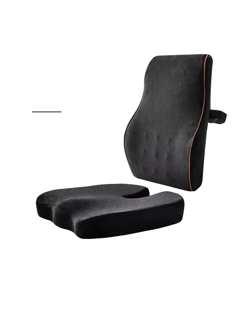 Relax Smart Memory Foam Seat Cushion and Back Support for Office Chairs and Car  - Image 3