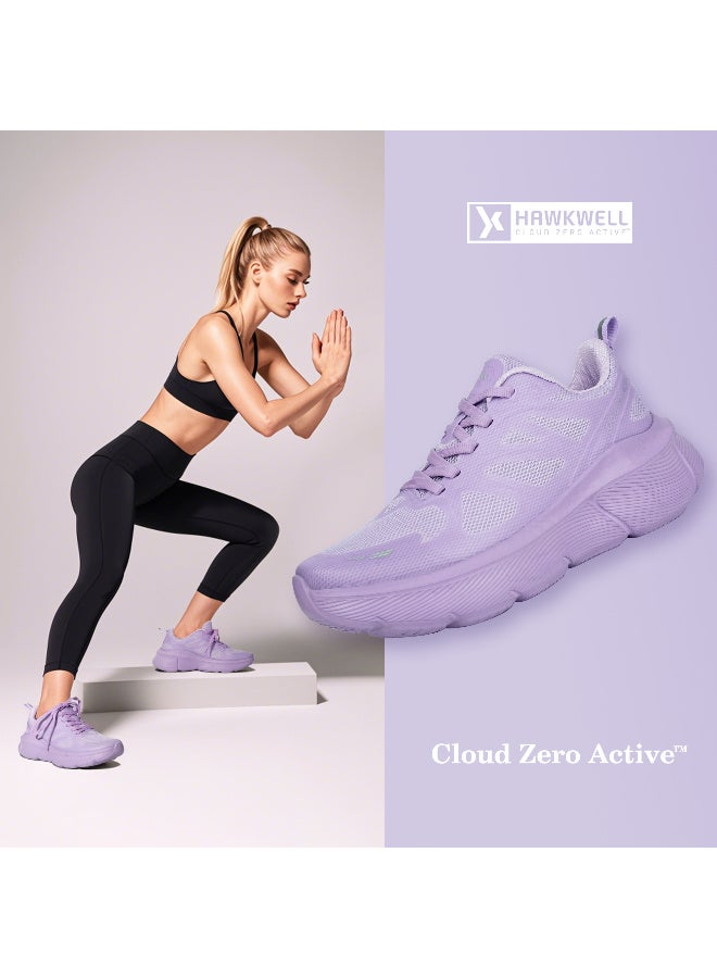 Hawkwell  Women's Cloud Zero Active Walking Tennis Cushion Running Shoes Breathable Athletic Gym Workout Jogging Sports Sneakers Non Slip Medical Work Shoes - Image 4