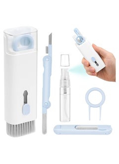 Laptop Cleaner, 7 in 1 Keyboard Cleaner Set, Computer MacBook Earphone Cleaning Kit, Tablet and Screen Dust Brush Including Soft Sweep, Swipe, 3 in 1 Airpod Cleaner Pen, Key Puller and Spray Bottle