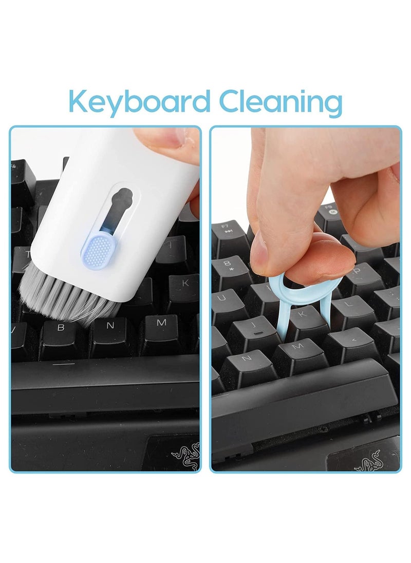 ELTRAZONE - Laptop Cleaner, 7 in 1 Keyboard Cleaner Set, Computer MacBook Earphone Cleaning Kit, Tablet and Screen Dust Brush Including Soft Sweep, Swipe, 3 in 1 Airpod Cleaner Pen, Key Puller and Spray Bottle - Image 1