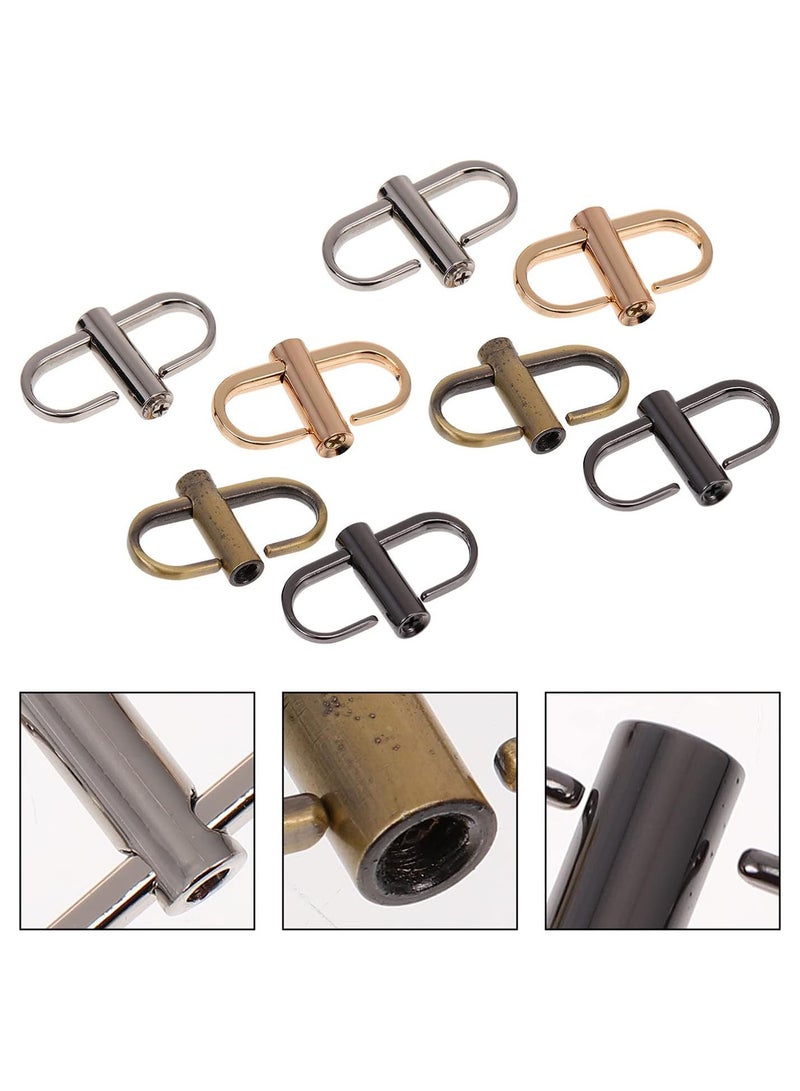 GGOOT 8pcs Adjustable Metal Buckles Strap Adjustment Buckle Chain Link Belt Buckles for Shortening Length Bag Purse Chain Strap  - Image 5