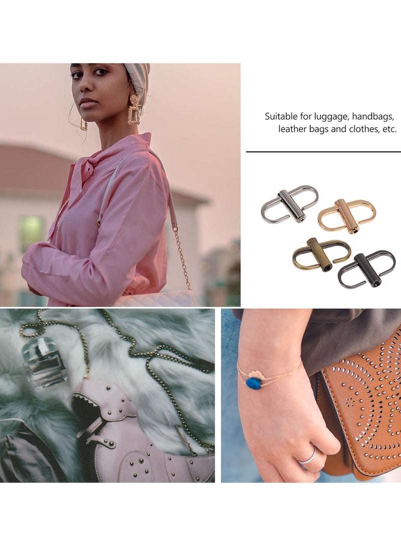 GGOOT 8pcs Adjustable Metal Buckles Strap Adjustment Buckle Chain Link Belt Buckles for Shortening Length Bag Purse Chain Strap  - Image 4