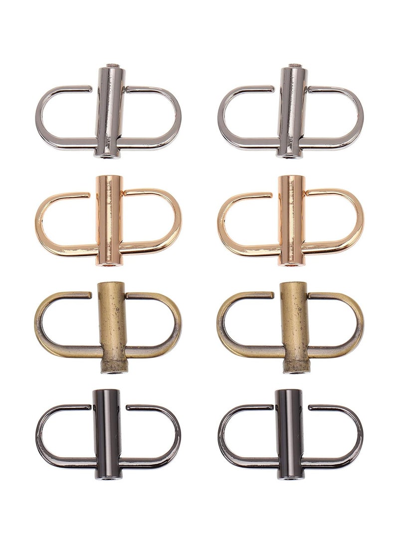 GGOOT 8pcs Adjustable Metal Buckles Strap Adjustment Buckle Chain Link Belt Buckles for Shortening Length Bag Purse Chain Strap  - Image 1
