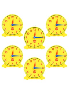 Sample Movable Clock edxeducation Student Clocks Set Of 6 Clock For Kids Learning To Tell ...