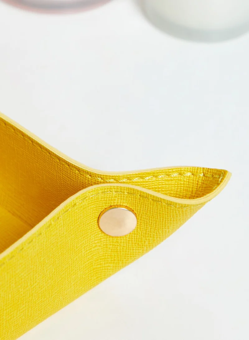 Silsal Hubb Leather Catchall Tray With Gift Box