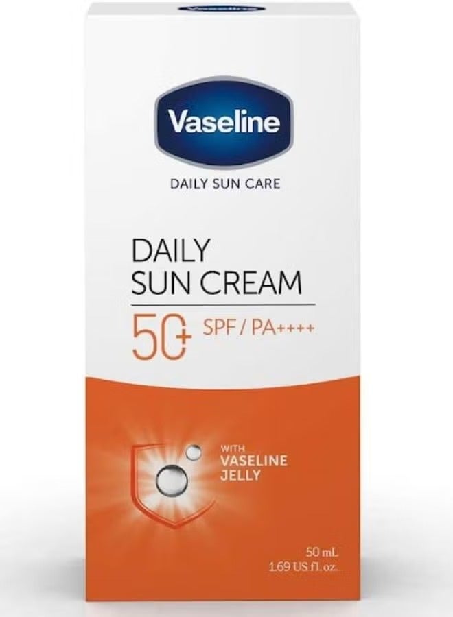 Vaseline Daily Sun Cream With SPF 50 White 50ml - Image 1