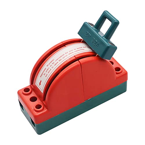 TWTADE Disconnect Knife Switch 32A 220V 2 Pole Double Throw DPDT Power Disconnect Switch HK11-2P-32 - Image 5