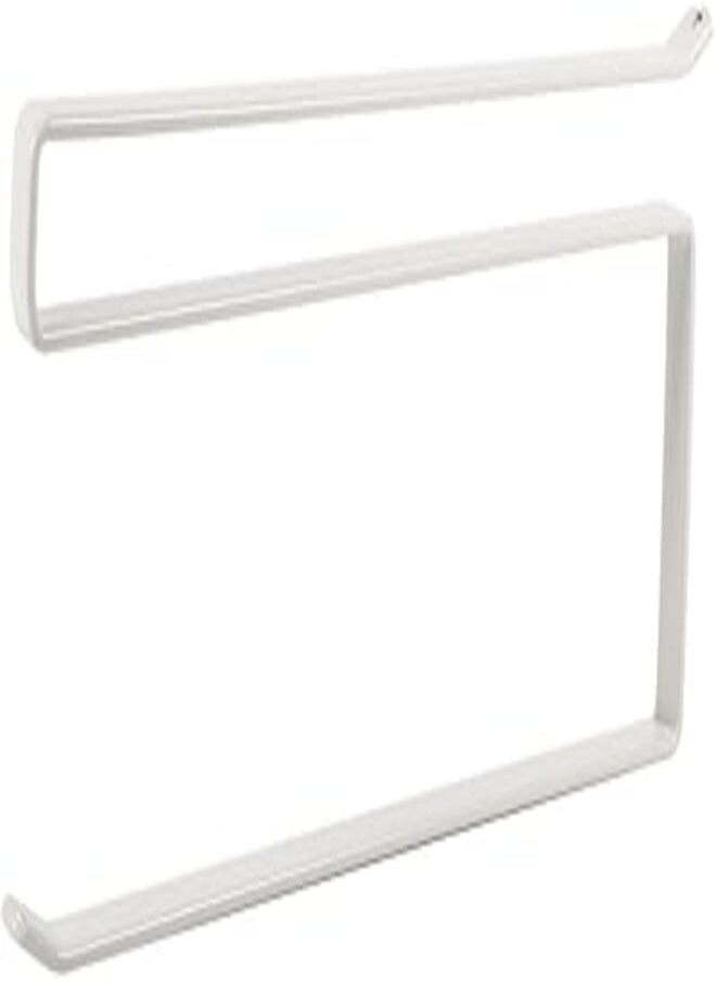 YOSOO Under Cabinet Towel Roll Paper Hanging Stand Rack Stainless Metal Kitchen Storage Organizer 