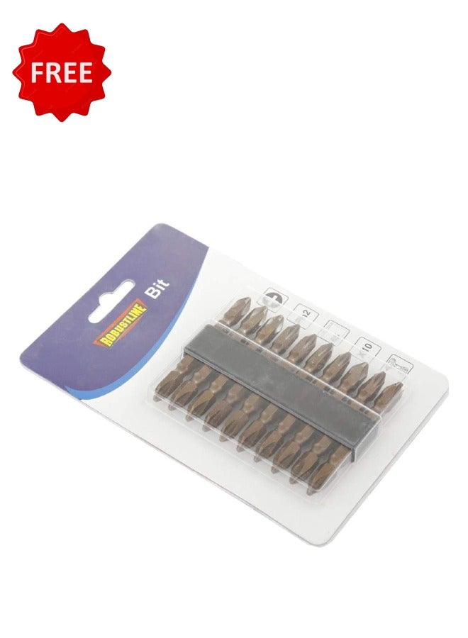 ROBUSTLINE Robustline Electric Drill Machine With Free 65 mm Patta Screw Bit Set - Image 2