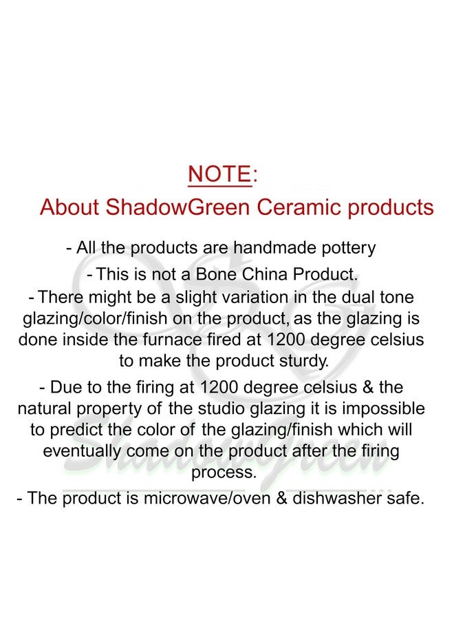 SG Shadowgreen - Ceramic Salad Tray/Bowl - Deep Dish Bowl - Salad Plate - Serving Snacks Tray - Set Of 3 (5.5 Inch, 6.5Inch, 7.5Inch) - 3 Snacks/Salad Bowls - Dark Blue Design - Image 5