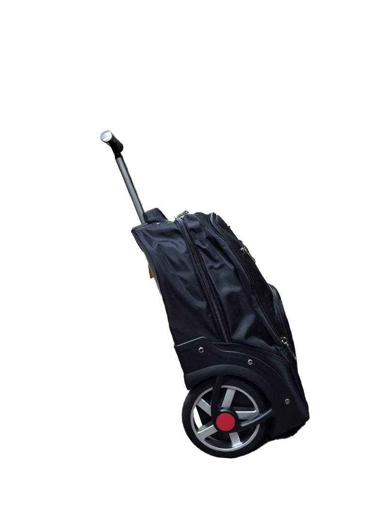 نوزكي حقيبة ظهر مدرسية بعجلات كبيرة – حقيبة سفر متينة وأنيقة للأطفال والمراهقين - Image 1