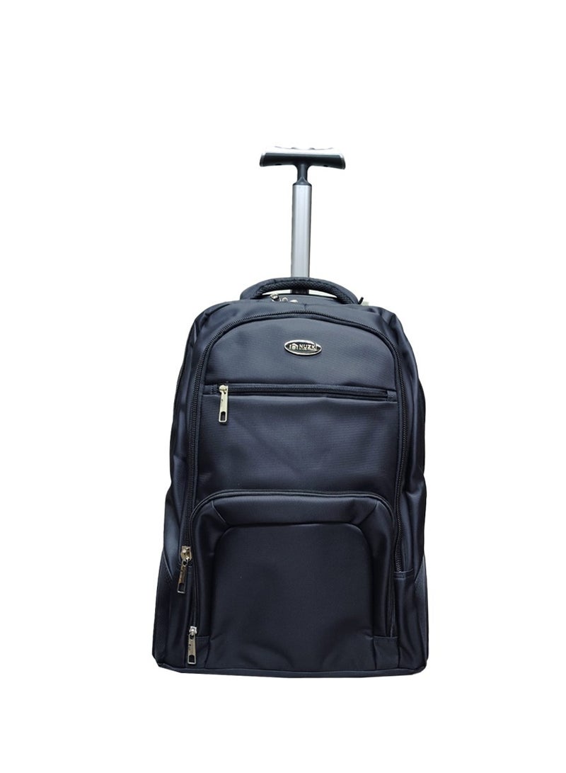 نوزكي حقيبة ظهر مدرسية بعجلات كبيرة – حقيبة سفر متينة وأنيقة للأطفال والمراهقين - Image 2