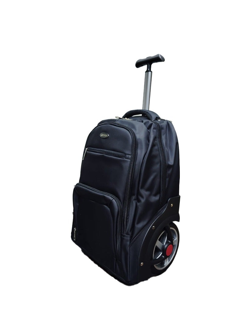 نوزكي حقيبة ظهر مدرسية بعجلات كبيرة – حقيبة سفر متينة وأنيقة للأطفال والمراهقين - Image 3