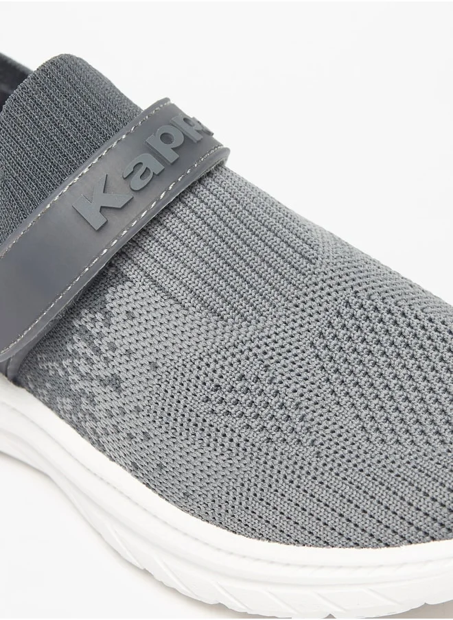 كابا Boys' Mesh Textured Slip-On Walking Shoes with Hook and Loop Closure