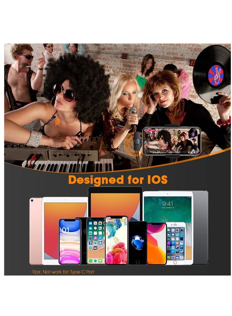 Wireless Lavalier Microphone for Type C Black - Image 2