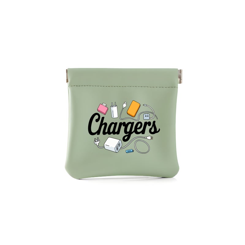 Pink Cable Organizer Pouch With Random Prints Portable Storage Bag For Small Accessories Office And Travel Use - Image 4