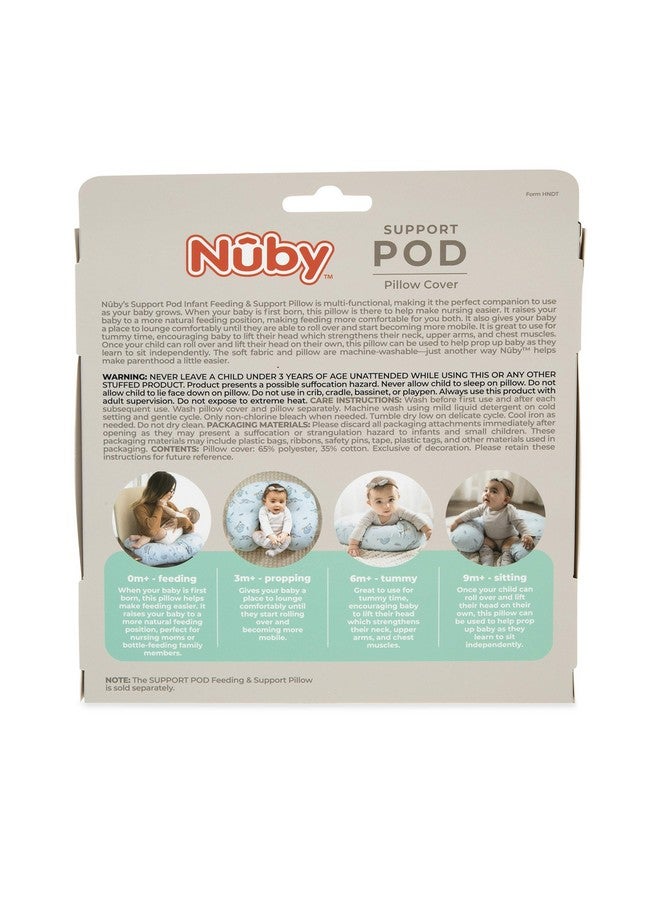 Nuby Support Pod -Pillow Cover by Dr. Talbot's, Jungle Print - Image 4