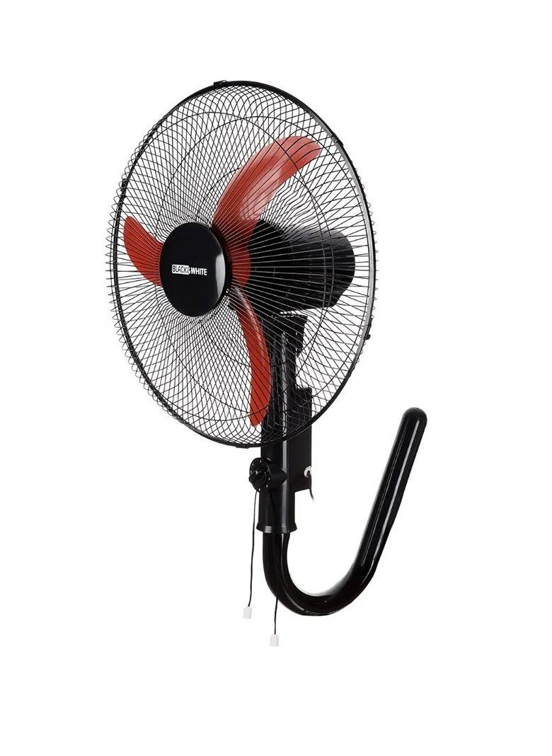 Black & White - Black and White Hammer Wall Fan, 18 Inch, Black - WF.73 - Image 1