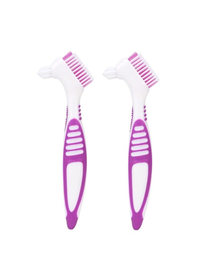 klarako Denture Brush, 2pcs/set, Specially Designed to Thorough Cleaning Dentures & Bridges - Image 1