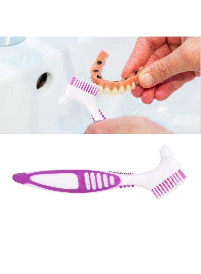 klarako Denture Brush, 2pcs/set, Specially Designed to Thorough Cleaning Dentures & Bridges - Image 4