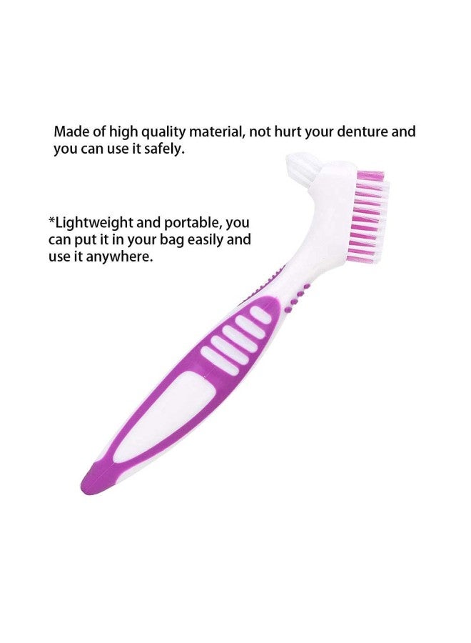 klarako Denture Brush, 2pcs/set, Specially Designed to Thorough Cleaning Dentures & Bridges - Image 3