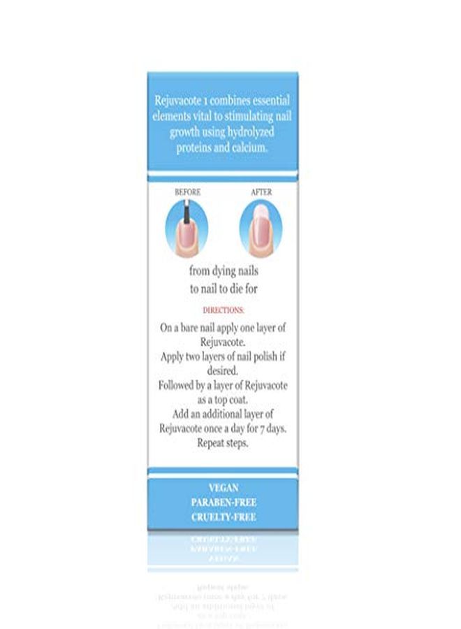 duri Rejuvacote 1 Original Maximum Strength Nail Growth System, Base And Top Coat, 0.61 Fl.Oz. - Image 4