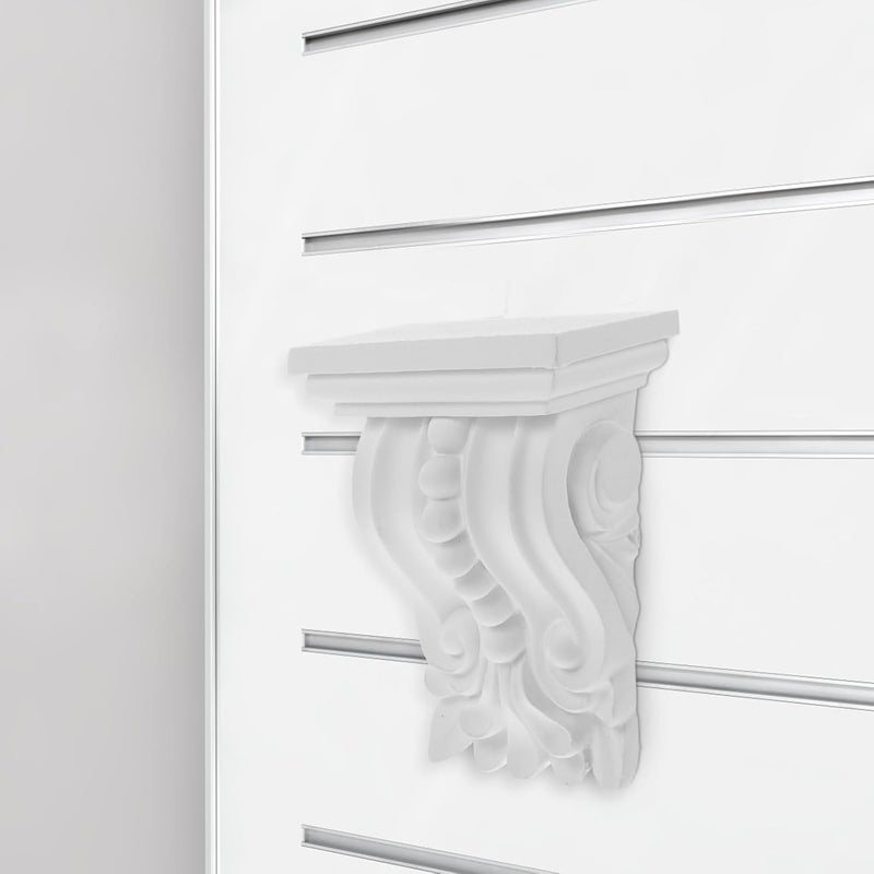 قوس أوروبي أبيض منحوت من PU، عمود روماني، زخرفة أنيقة، ديكور منزلي - Image 4