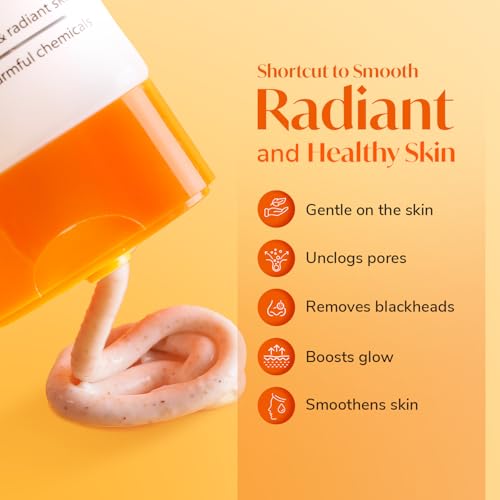 Meglow Apricot Scrub 70g | Gentle Exfoliation for Smooth, Radiant Skin | Deep Cleansing with Apricot & Walnut | Hydrating & Nourishing with Aloe Vera & Vitamin E - Pack of 3 - Image 4
