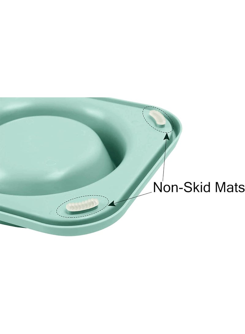 DUNISO Cat Food Bowls,Pet Bowls with Stand, Removable Stainless Steel Water Dishes，Non-Skid and Non-Spill，Easy to Clean，for Cats and Small Size Dogs - Image 4