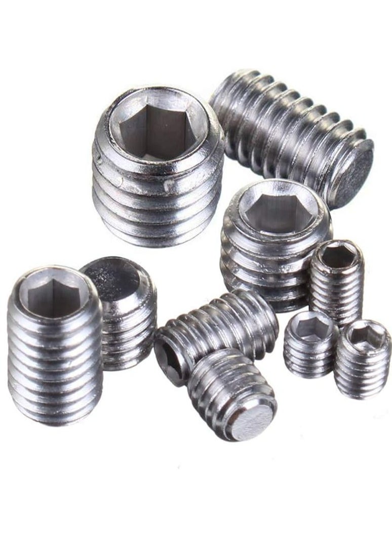 Oasisgalore 200Pcs Metric M3 M4 M5 M6 M8 Stainless Steel Flat Head Cap Bolts Screws Nuts Assortment Kit  - Image 5