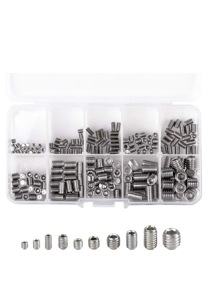 Oasisgalore 200Pcs Metric M3 M4 M5 M6 M8 Stainless Steel Flat Head Cap Bolts Screws Nuts Assortment Kit  - Image 3