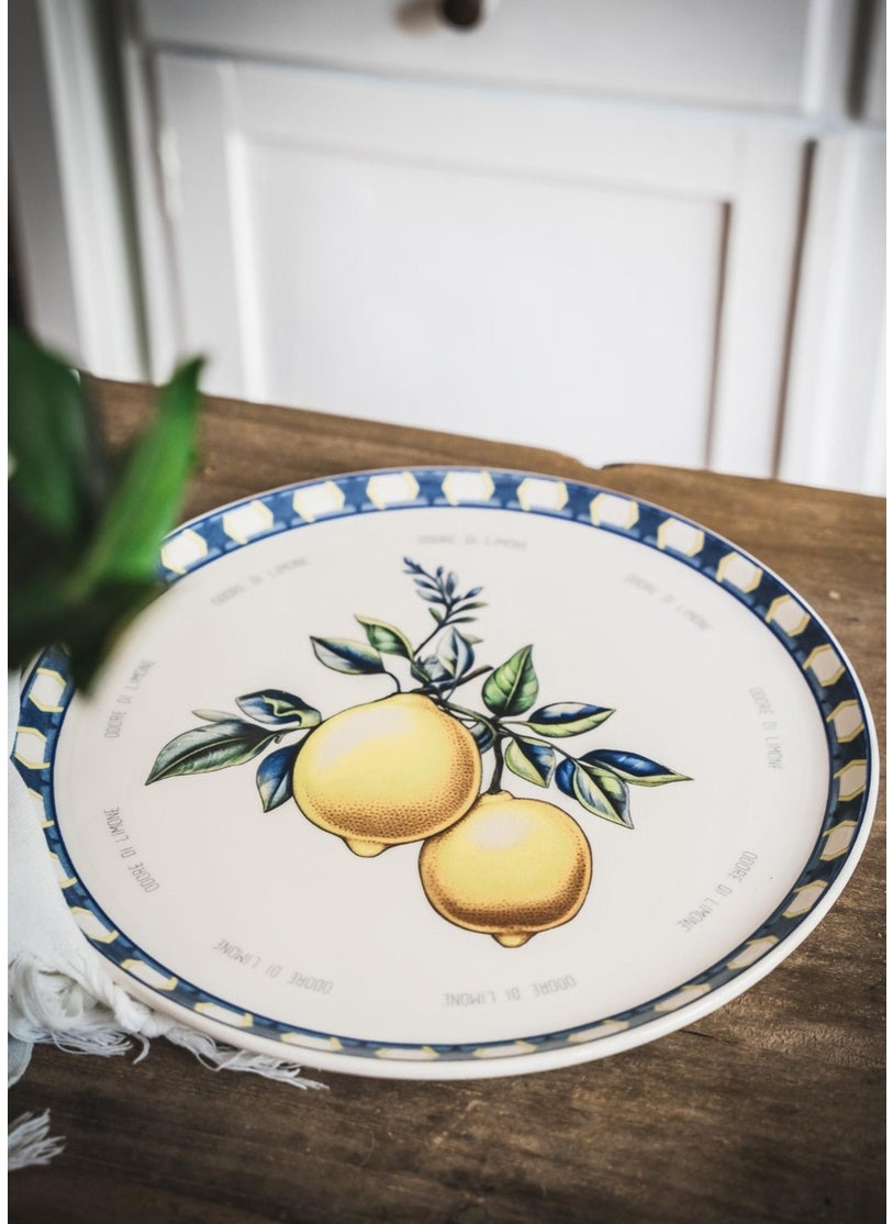 THE MIA Odore Di Limone Serving Plate 30 cm ODL0006  - Image 4
