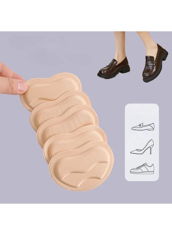 Anti Wear Heel Stickers For Men Women And Children Light Beige 4 Pairs - Image 4